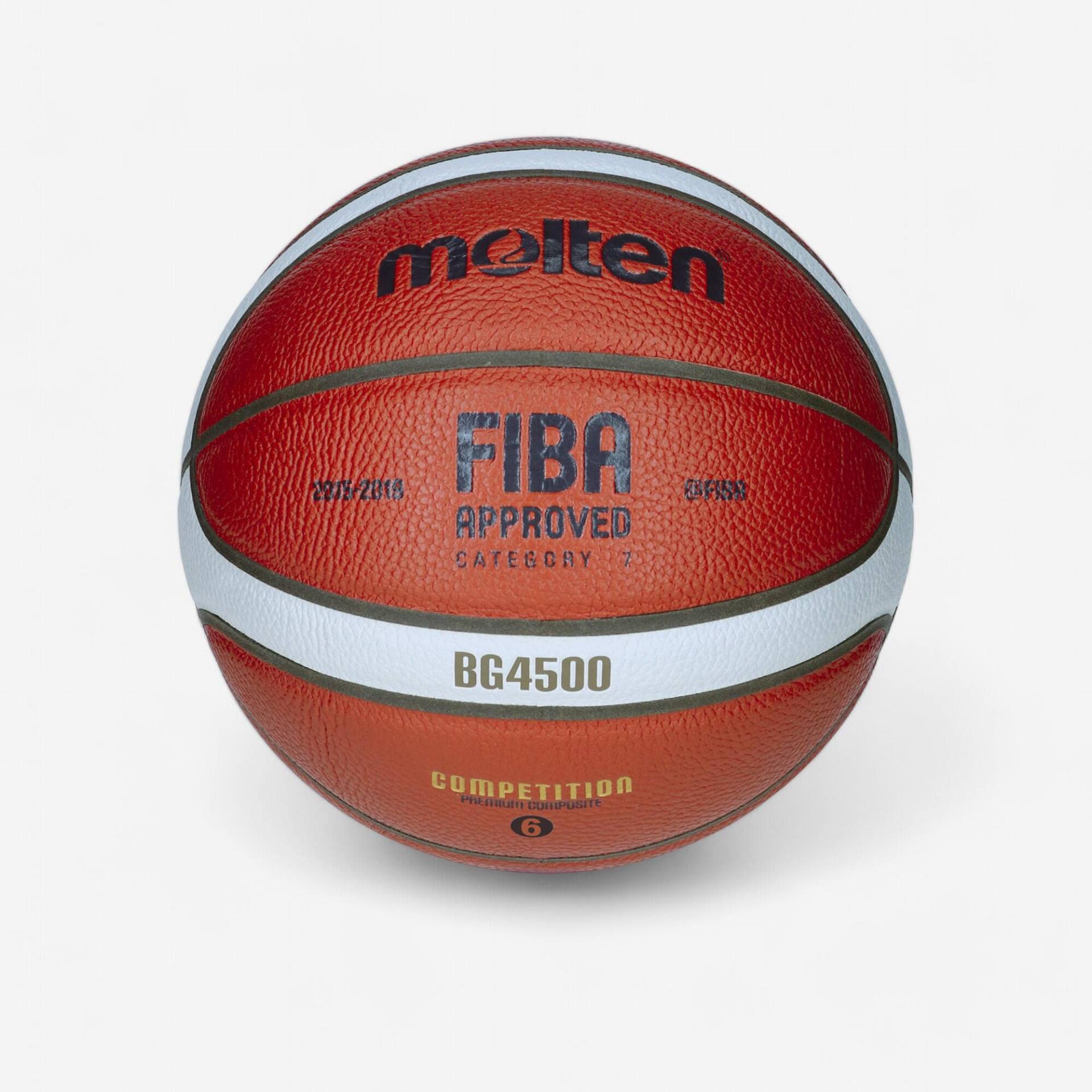 Basketball Größe 6 - Molten B6G 4500 orange von Molten