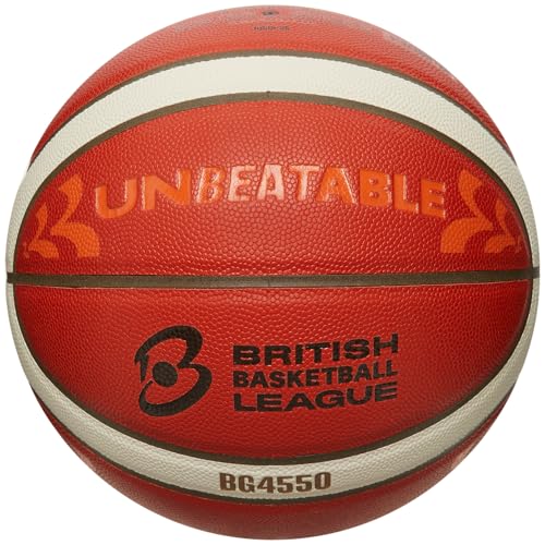 Molten Basketball, unschlagbarer B6G4550, offizieller BBL British Basketball League Matchball, Verbundleder, Innenbereich, Größe 6, für Jungen im Alter von 12–14 Jahren, Mädchen ab 14 Jahren und Molten Basketball, unschlagbarer B6G4550, offizieller BBL British Basketball League Matchball, Verbundleder, Innenbereich, Größe 6, für Jungen im Alter von 12–14 Jahren, Mädchen ab 14 Jahren und von Molten