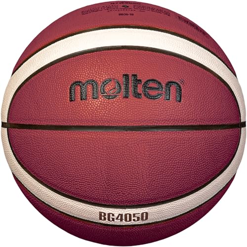 Molten Basketball B5G4050, Top Spielball, Premium Synthetik-Leder, 12 Felder, Größe 5 Molten Basketball B5G4050, Top Spielball, Premium Synthetik-Leder, 12 Felder, Größe 5 von Molten