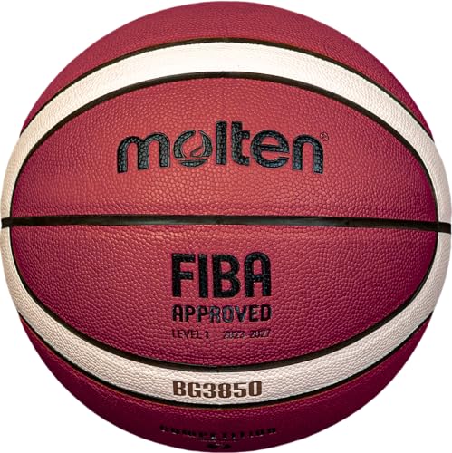 Molten Basketball B6G3850, TOP Trainingsball, Synthetik-Leder, 12 Felder, Größe 6 Molten Basketball B6G3850, TOP Trainingsball, Synthetik-Leder, 12 Felder, Größe 6 von Molten