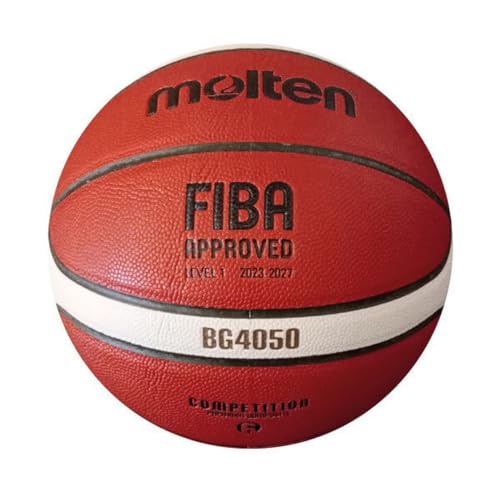 Molten Basketball B6G4050, Top Spielball, Premium Synthetik-Leder, 12 Felder, Größe 6 Molten Basketball B6G4050, Top Spielball, Premium Synthetik-Leder, 12 Felder, Größe 6 von Molten