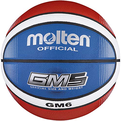 Molten BGMX6-C Top Training Basketball, Blau/Rot/Weiß, Größe 6 Molten BGMX6-C Top Training Basketball, Blau/Rot/Weiß, Größe 6 von Molten