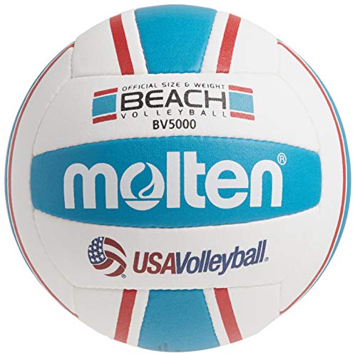 Molten Kinder Bv5000-3 BV5000 Elite Beachvolleyball, rot/blau, Official Size and Weight Molten Kinder Bv5000-3 BV5000 Elite Beachvolleyball, rot/blau, Official Size and Weight von Molten