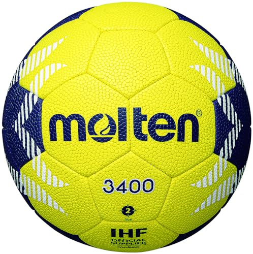 Molten Handball HA3400-YN IHF Top Trainingsball gelb/blau Größe 2 Molten Handball HA3400-YN IHF Top Trainingsball gelb/blau Größe 2 von Molten