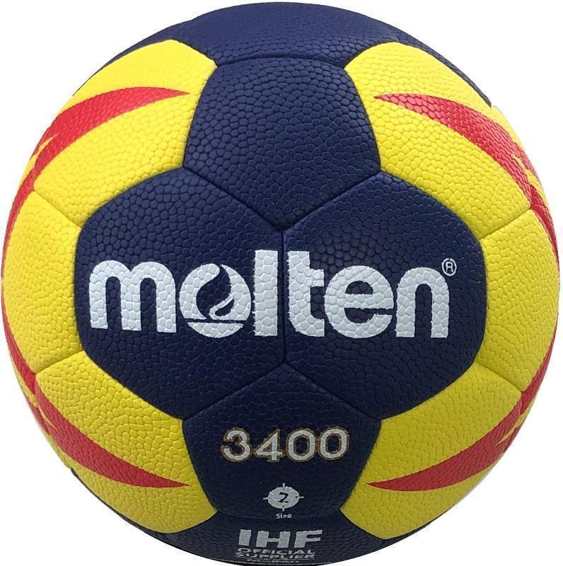 Molten Handball Trainingsball Gr.0 - blau/gelb von Molten