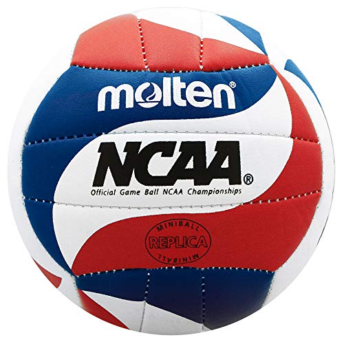 Molten NCAA FLISTATEC Mini Volleyball, Rot/Weiß/Blau von Molten