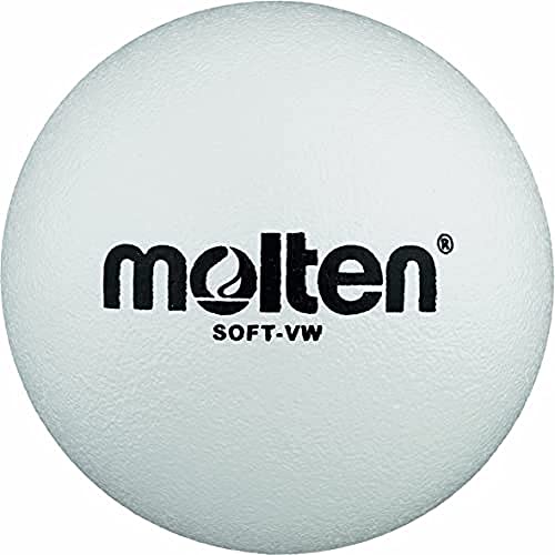 Molten Softball Volleyball Soft-VW, Weiß, Ã˜ 210 mm Ball, Ø von Molten