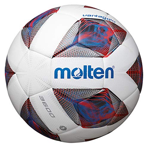 Molten Trainingsball-F5A3600-R weiß/rot/blau/Silber 5 von Molten