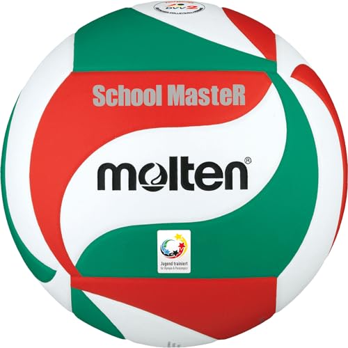 Molten Volleybälle-SG-HY Volleybälle Weiß/Grün/Rot 5 Molten Volleybälle-SG-HY Volleybälle Weiß/Grün/Rot 5 von Molten