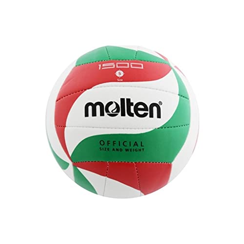molten Volleyball V5m1500 Ball, Weiß/Grün/Rot, 5 molten Volleyball V5m1500 Ball, Weiß/Grün/Rot, 5 von Molten
