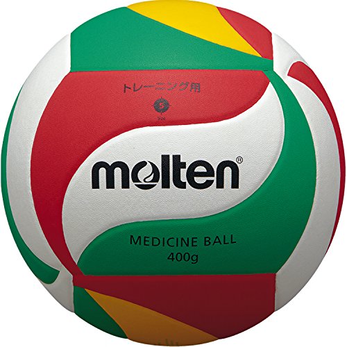 molten Volleyball V5m9000-M Ball, Weiß/Grün/Rot/Gelb, 5 von Molten