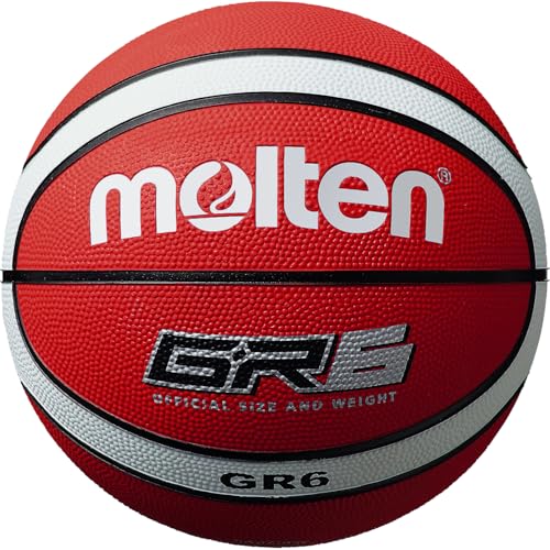 molten BGR6-RW Basketball, Rot/Weiß, 6 molten BGR6-RW Basketball, Rot/Weiß, 6 von Molten