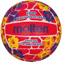 molten Beachvolleyball V5B1300 blumen/rot molten Beachvolleyball V5B1300 blumen/rot von Molten