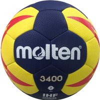 molten Handball H2X3400-NR Gr.2 blau/gelb/rot molten Handball H2X3400-NR Gr.2 blau/gelb/rot von Molten