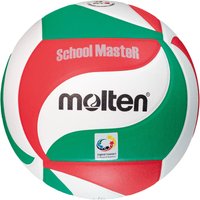 molten School MasteR Volleyball V5M-SM weiß/grün/rot 5 molten School MasteR Volleyball V5M-SM weiß/grün/rot 5 von Molten