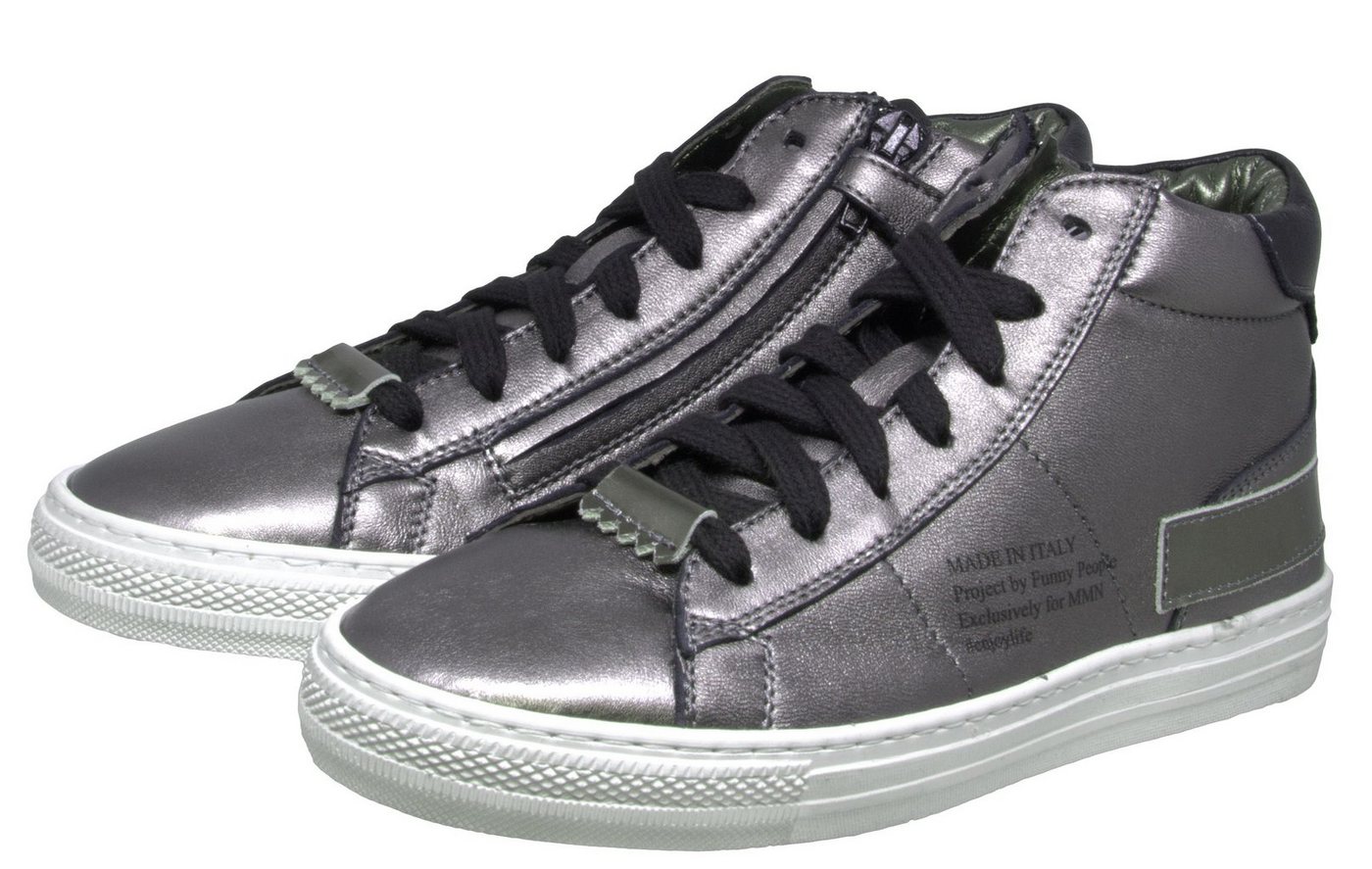 Momino Momino 4042 coole high top Sneakers aus Leder Braun Sneaker Momino Momino 4042 coole high top Sneakers aus Leder Braun Sneaker von Momino