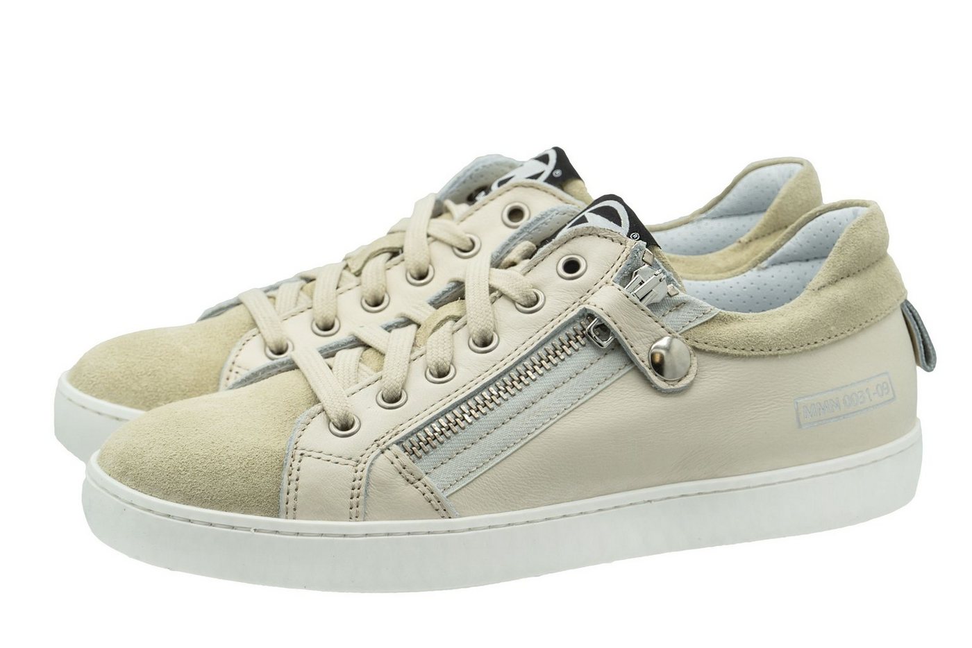 Momino Momino Sneaker 2964 Schuhe low top Leder creme beige Sneaker Momino Momino Sneaker 2964 Schuhe low top Leder creme beige Sneaker von Momino