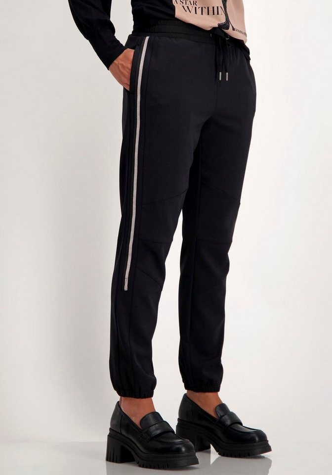 Monari Jogger Pants mit Galonstreifen von Monari