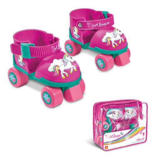 Mondo Toys 28511 Unicorn Rollschuhe, verstellbar von 22 bis 29 – Komplettset mit transparenter Tasche, Ellenbogenschützer und Knieschoner, Mondo Toys 28511 Unicorn Rollschuhe, verstellbar von 22 bis 29 – Komplettset mit transparenter Tasche, Ellenbogenschützer und Knieschoner, von Mondo
