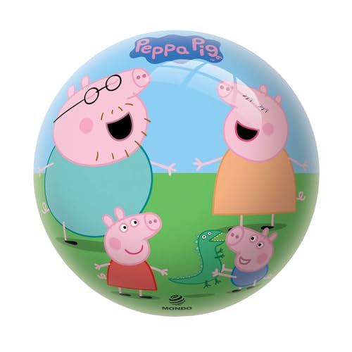 Happy People Peppa Pig Ball aus Kunststoff, Maße: Ø ca. 23 cm, 75117 von Mondo