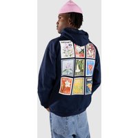 Monet Skateboards Floral Stamps Hoodie deep navy von Monet Skateboards