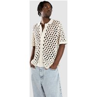 Monet Skateboards Reed Crochet Button Up Hemd natural von Monet Skateboards