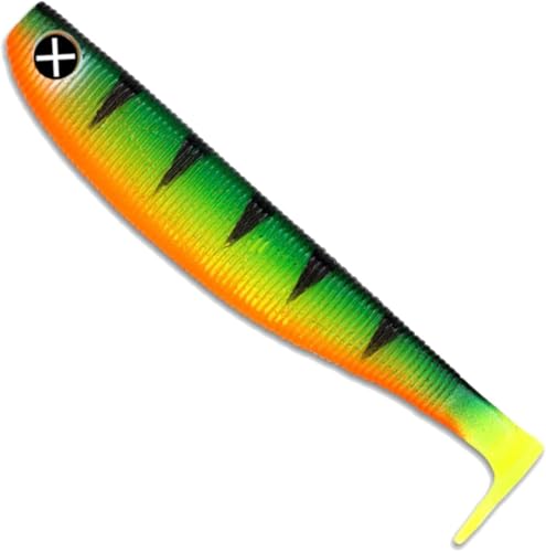 Monkey Lures Fat Lui - 9 cm, 11 cm, 14 cm, 18 cm, 23 cm - Big L Köder, Gummifisch, Angelköder, Softbait, Hechtköder, Kunstköder Angeln, Gummiköder (Firetiger - stark UV aktiv, 23 cm) Monkey Lures Fat Lui - 9 cm, 11 cm, 14 cm, 18 cm, 23 cm - Big L Köder, Gummifisch, Angelköder, Softbait, Hechtköder, Kunstköder Angeln, Gummiköder (Firetiger - stark UV aktiv, 23 cm) von Monkey Lures