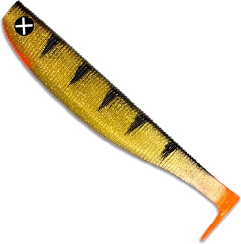 Monkey Lures Fat Lui - 9 cm, 11 cm, 14 cm, 18 cm, 23 cm - Big L Köder, Gummifisch, Angelköder, Softbait, Hechtköder, Kunstköder Angeln, Gummiköder (Perchzilla - leicht UV aktiv, 14 cm) Monkey Lures Fat Lui - 9 cm, 11 cm, 14 cm, 18 cm, 23 cm - Big L Köder, Gummifisch, Angelköder, Softbait, Hechtköder, Kunstköder Angeln, Gummiköder (Perchzilla - leicht UV aktiv, 14 cm) von Monkey Lures
