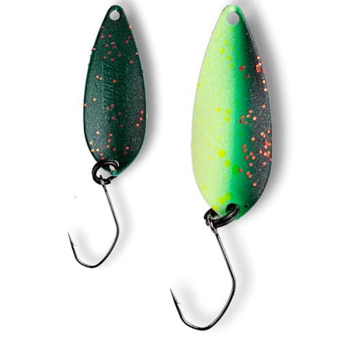 Monkey Lures Monkey Spoon EL Patron 2,5g - Forellenspoon, Monkey Lures Farbe:Chili Cheese Monkey Lures Monkey Spoon EL Patron 2,5g - Forellenspoon, Monkey Lures Farbe:Chili Cheese von Monkey Lures