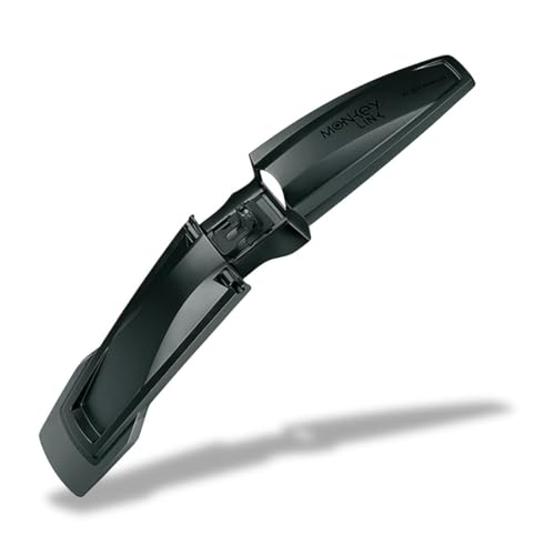 MonkeyLink MonkeyFender FRONT 26" - 29" Vorderrad-Schutzblech für Mountainbikes, Fahrradzubehör, einfache Montage, Mountainbike-Schutzblech mit verstellbarem Spoiler, inkl. Montagematerial, Schwarz MonkeyLink MonkeyFender FRONT 26" - 29" Vorderrad-Schutzblech für Mountainbikes, Fahrradzubehör, einfache Montage, Mountainbike-Schutzblech mit verstellbarem Spoiler, inkl. Montagematerial, Schwarz von MonkeyLink