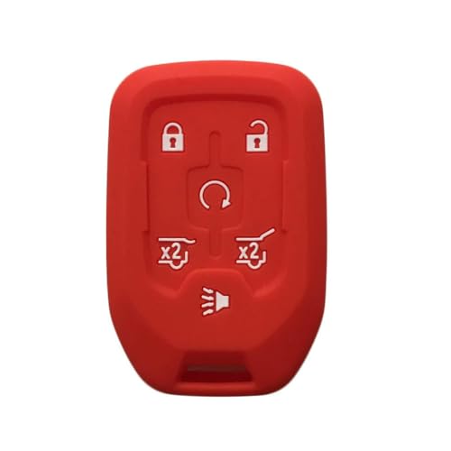 Monocitic - Autoschlüsselhülle Silikon-Schlüsseletui Fernbedienungshülle - passt für GMC Terrain 2019 passt für Chevrolet Suburban Silverado 2500 von Monocitic
