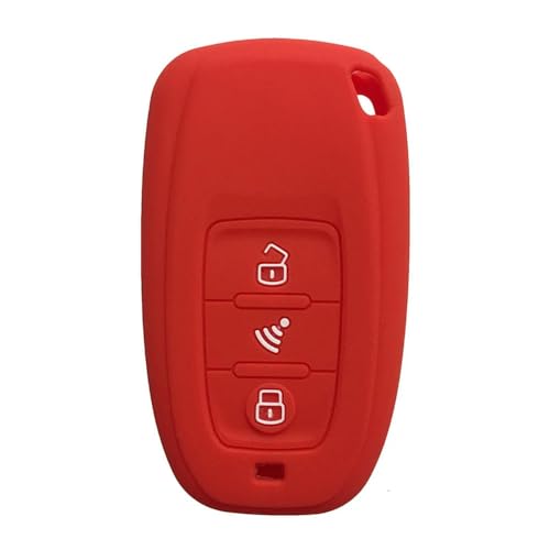 Monocitic - Autoschlüsselhülle Silikon-Schlüsseletui Fernbedienungshülle - passt für Toyota passt für KIA passt für Peugeot passt für Luxgen von Monocitic