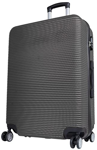 Monopol Trendyshop365 Reise-Koffer groß Hartschale Malaga 76 cm 99 Liter 4 Räder Zahlenschloss Anthrazit Monopol Trendyshop365 Reise-Koffer groß Hartschale Malaga 76 cm 99 Liter 4 Räder Zahlenschloss Anthrazit von Monopol