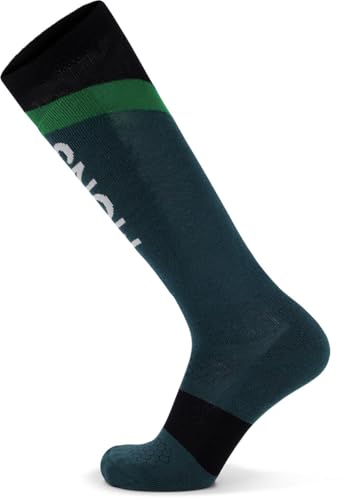 MONS ROYALE ULTRA CUSHION SNOW SOCKEN EVERGREEN APPLE | Größe L 42-44 von Mons Royale