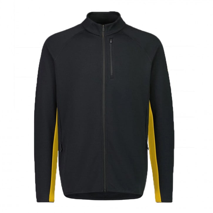 Mons Royale Approach Merino Shift Fleece Jacket black L von Mons Royale