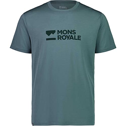 Mons Royale Herren Icon T-Shirt, Burnt sage, L von Mons Royale