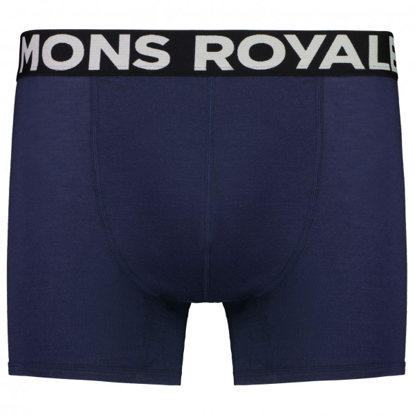 Mons Royale - Hold 'em Shorty Boxer - Merinounterwäsche Gr L blau von Mons Royale