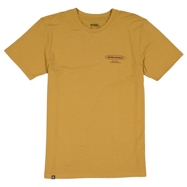 Mons Royale - Icon - T-Shirt Gr M beige von Mons Royale