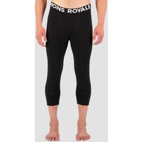 Mons Royale Merino Cascade Flex 3/4 Legging Funktionshose black von Mons Royale