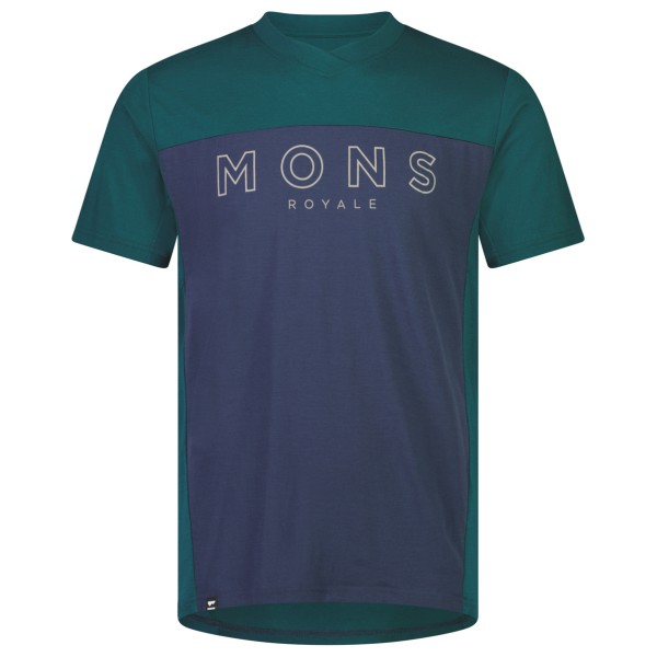 Mons Royale - Redwood Enduro VT - Radtrikot Gr M blau von Mons Royale
