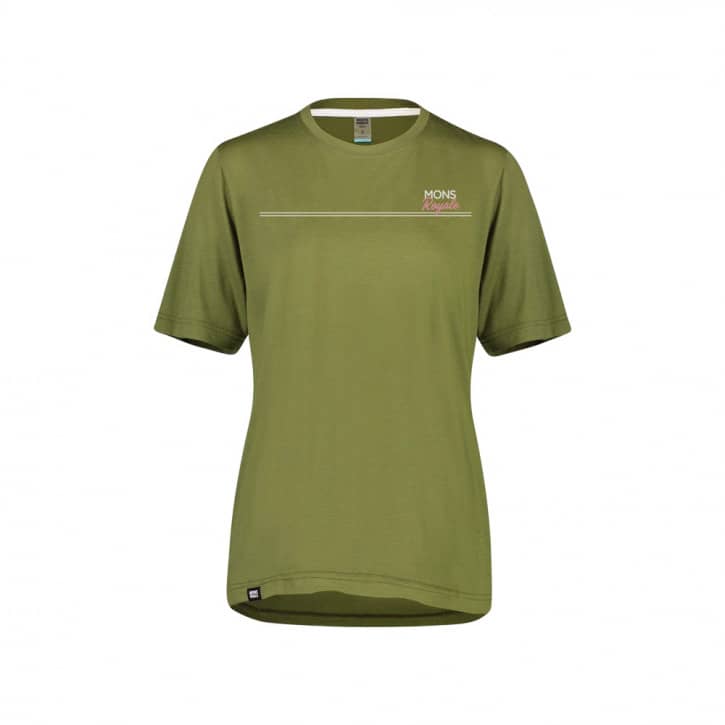 Mons Royale Tarn Freeride Tee Khaki Rose S von Mons Royale