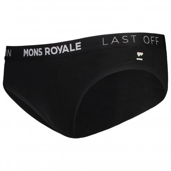 Mons Royale - Women's Folo Brief - Merinounterwäsche Gr XS schwarz von Mons Royale