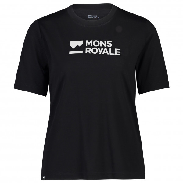 Mons Royale - Women's Icon Relaxed Tee - Merinoshirt Gr M schwarz von Mons Royale