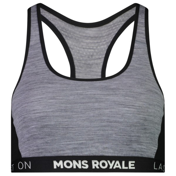 Mons Royale - Women's Sierra Sports Bra - Merinounterwäsche Gr M grau von Mons Royale