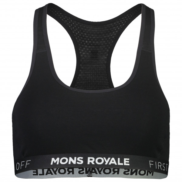 Mons Royale - Women's Sierra Sports Bra - Sport-BH Gr L schwarz Mons Royale - Women's Sierra Sports Bra - Sport-BH Gr L schwarz von Mons Royale