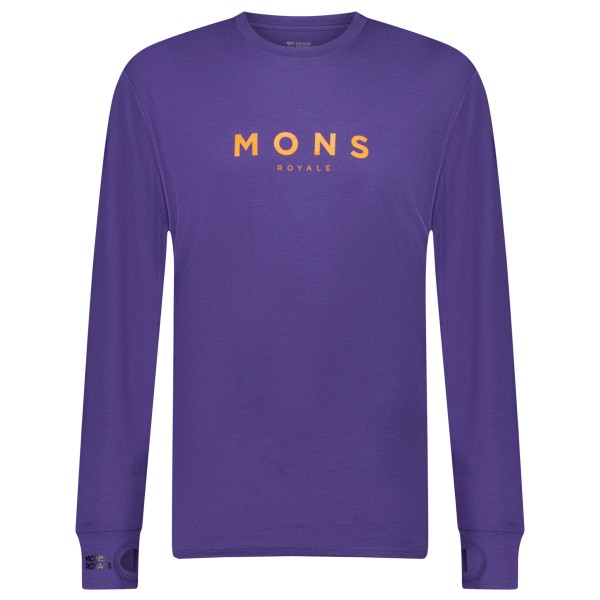 Mons Royale - Yotei Classic L/S - Merinoshirt Gr S lila von Mons Royale