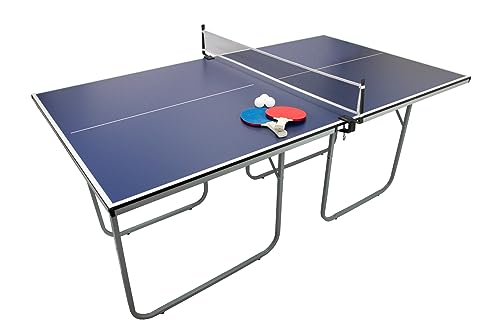 Tischtennisplatte Ping-Pong Tisch Multifunktional Set Faltbarer Tischtennistisch Klappbar Inclusive Schläger / Bälle und Netz von Monster Shop