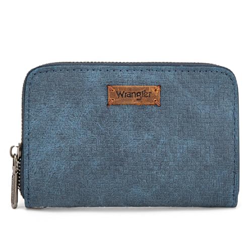 Montana West X Wrangler Kreditkartenetui für Damen mit Handgelenk, B Marineblau, small, Minimalistisch von Montana West