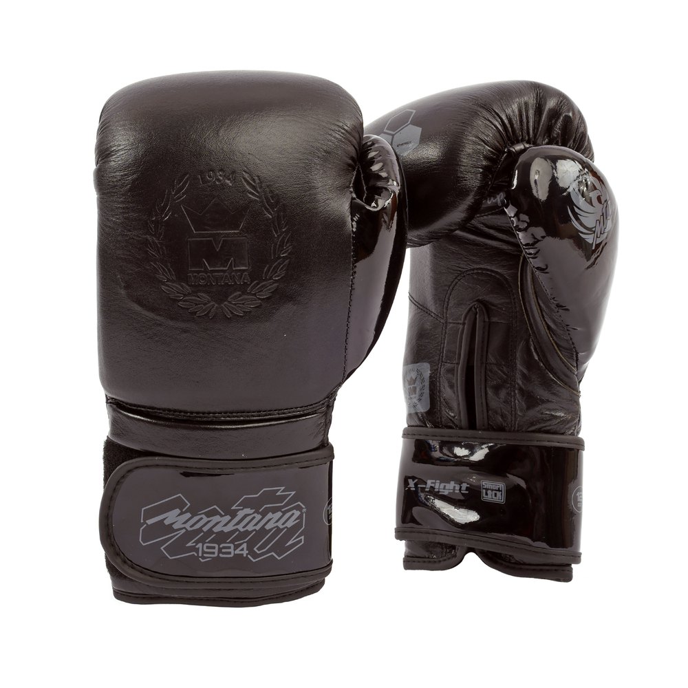 Montana X-fight Evo Artificial Leather Boxing Gloves Schwarz 12 oz von Montana