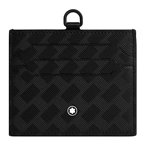 Montblanc Extreme 3.0 Kartenetui 6cc aus Leder in der Farbe Schwarz, Maße: 10cm x 8,5cm x 0,5cm, 129979 von Montblanc